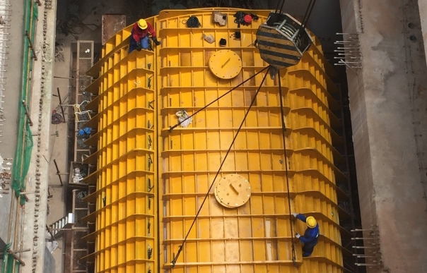 盾構鋼套筒密閉接收